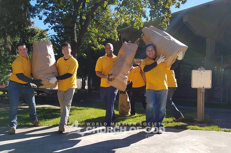 environmental cleanup in albany, world mission society church of god, albany, new york, wmscog, Swinburne park, Livingston Park