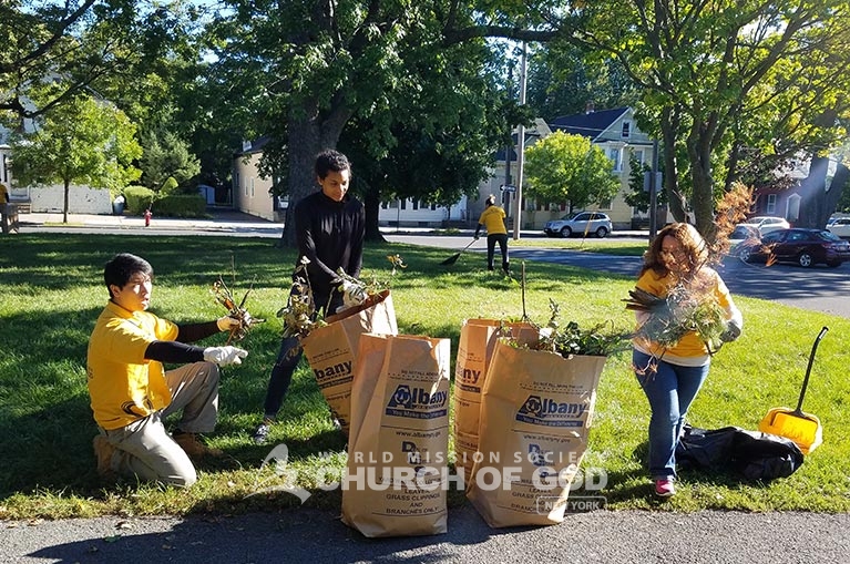 environmental cleanup in albany, world mission society church of god, albany, new york, wmscog, Swinburne park, Livingston Park