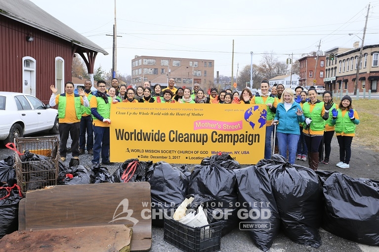 World Mission Society Church of God, wmscog, Mother's Street, cleanup, movement, mother, campaign, trash, garbage, leaves, volunteers, volunteerism, unity, global, world, new york, the bronx, albany, middletown, buffalo, rochester, christian