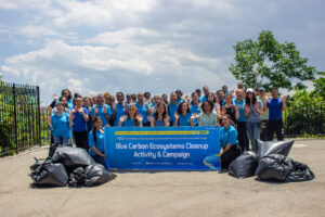 ASEZ Church of God young adult student volunteer cleanup