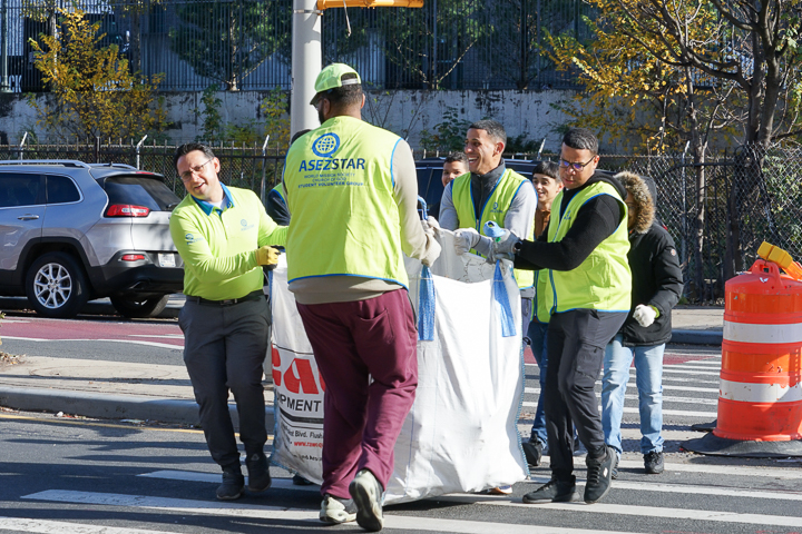 asez star webster avenue cleanup bronx, NY